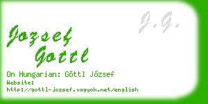jozsef gottl business card